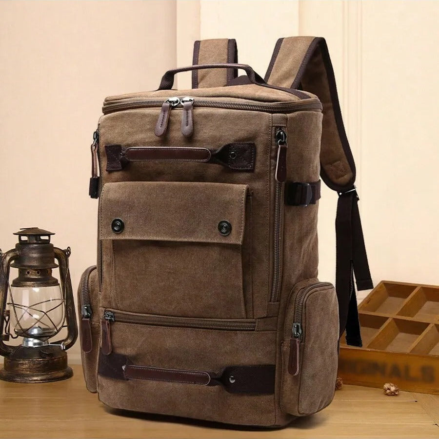 Unisex Ryggsäck med Laptopfack och Vintage Design 2