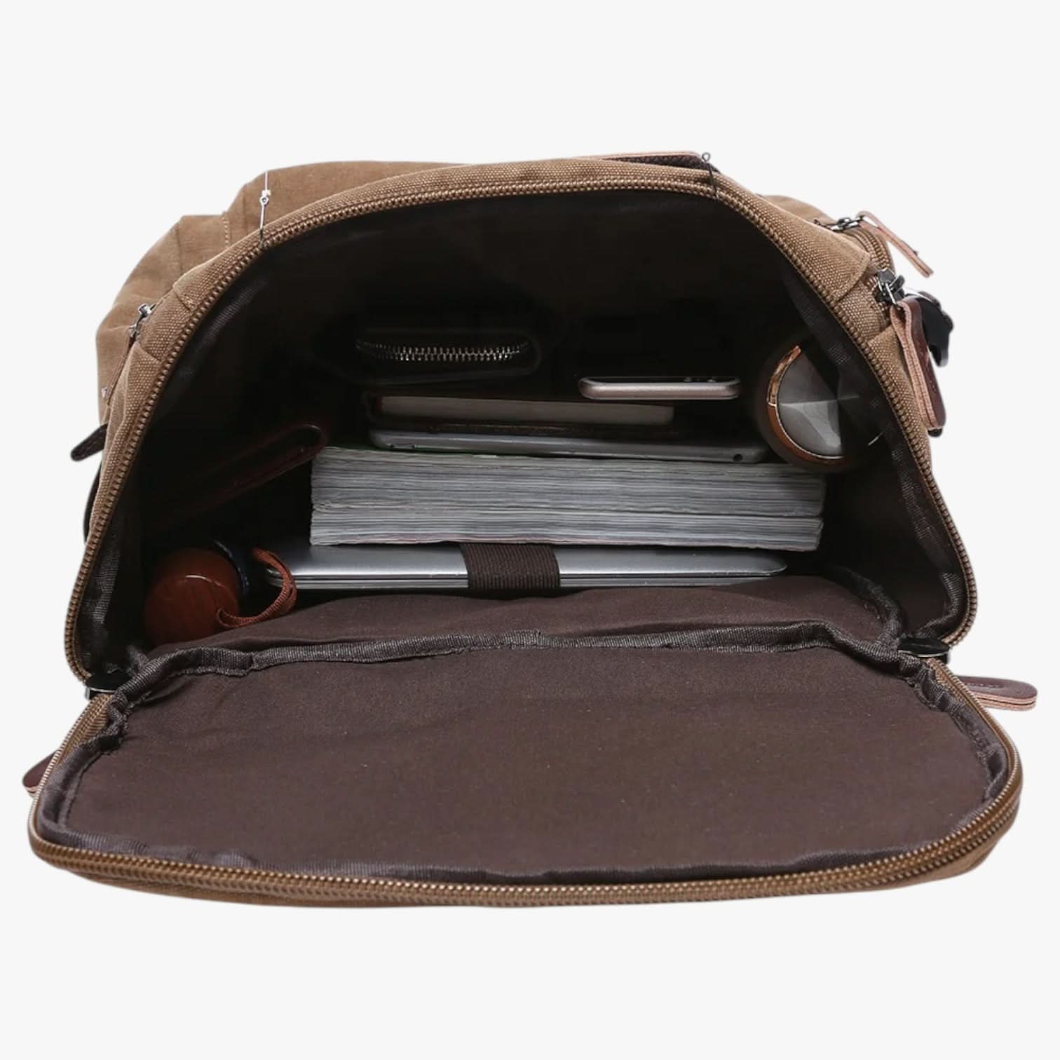 Unisex Ryggsäck med Laptopfack och Vintage Design 5