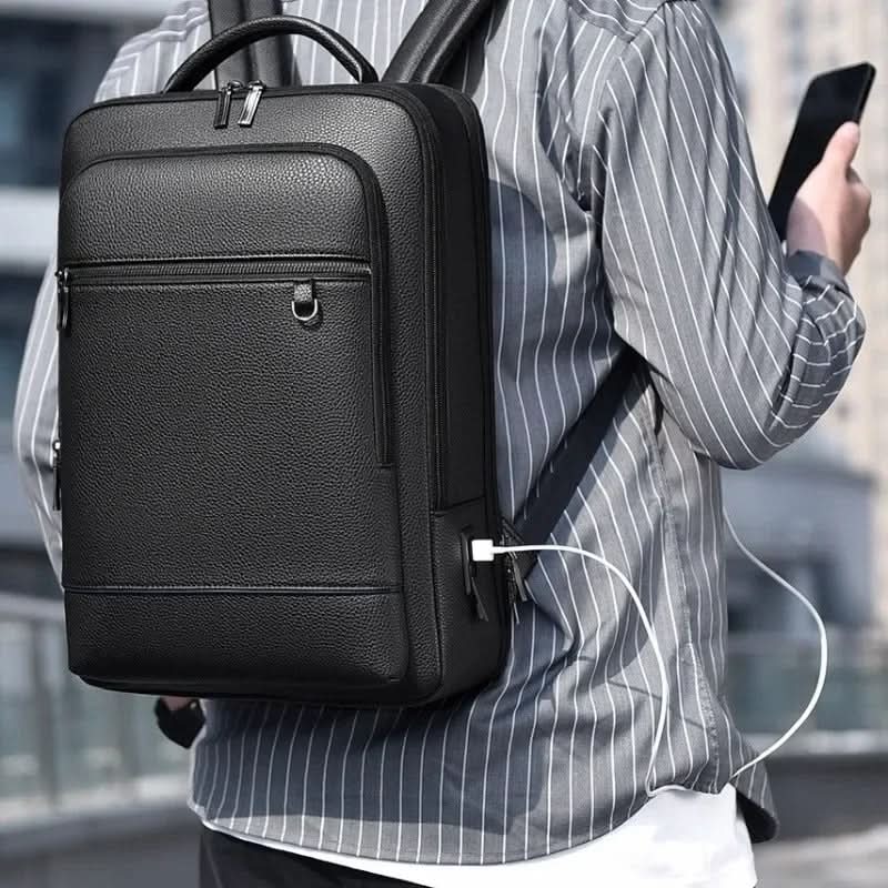 Unisex Ryggsäck med USB-port för Laptop 2