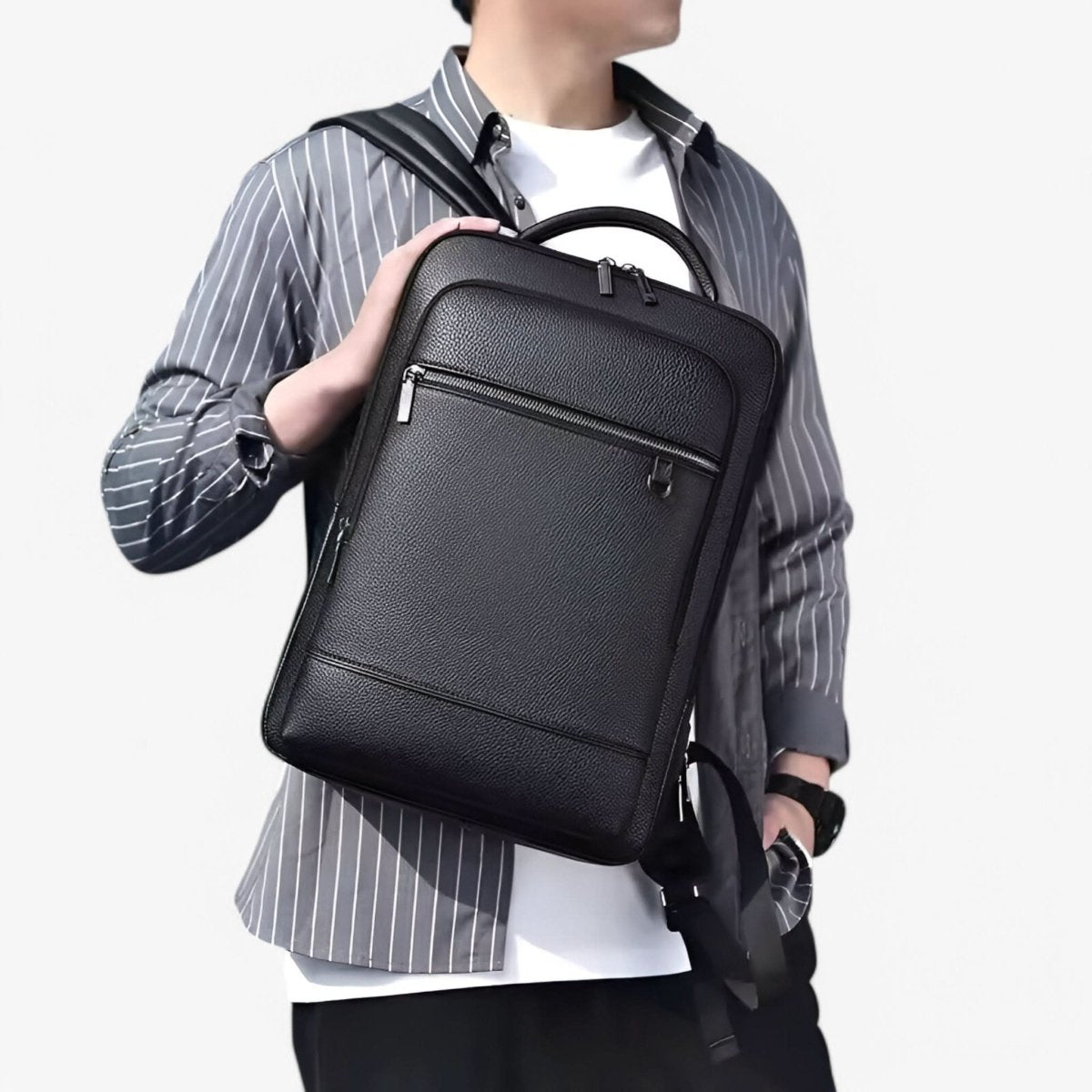 Unisex Ryggsäck med USB-port för Laptop 3