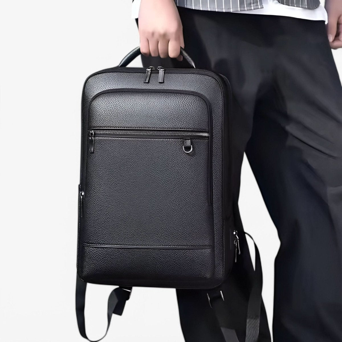 Unisex Ryggsäck med USB-port för Laptop 4