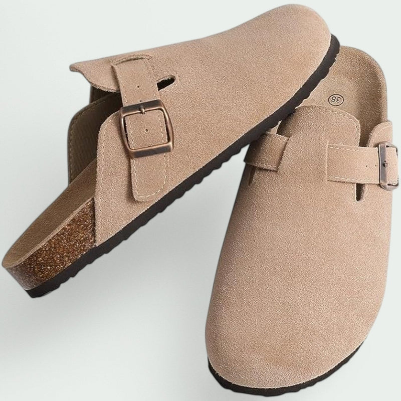 Unisex Sandaler i Mocka med Justerbar Spänne 1