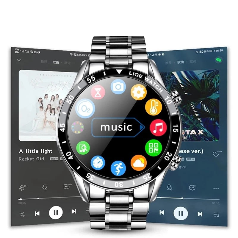 Unisex Smartwatch Med 4G-Anslutning Modern Design 1