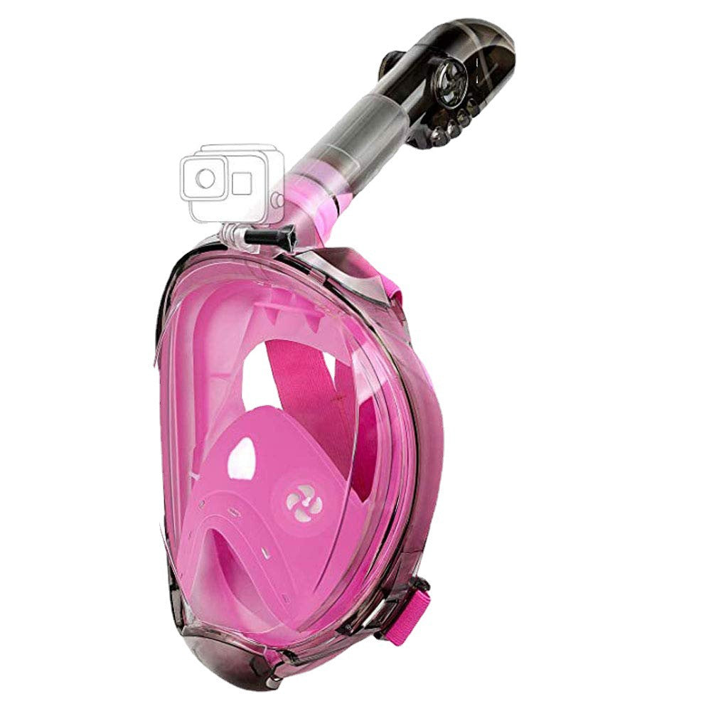 Unisex Snorkelmask Full Face med Innovativt Andningssystem 4