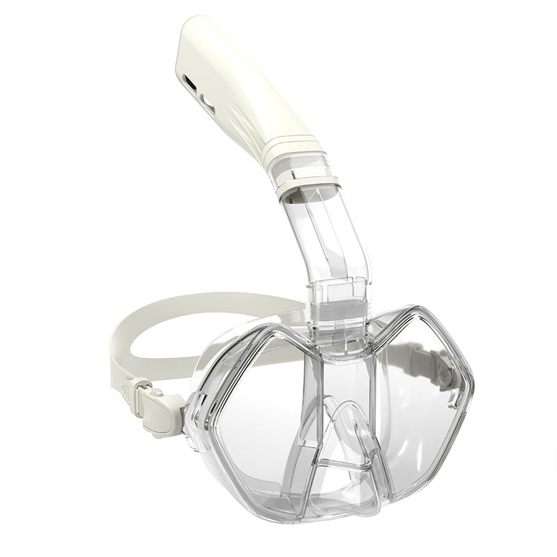 Unisex Snorkelmask med Ergonomisk Passform och Vidvinkel Synfält 7