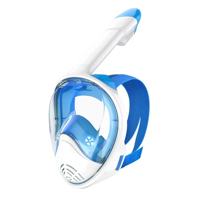 Unisex Snorkelmask med Fullt Ansiktsskydd och Panorama Synfält 1