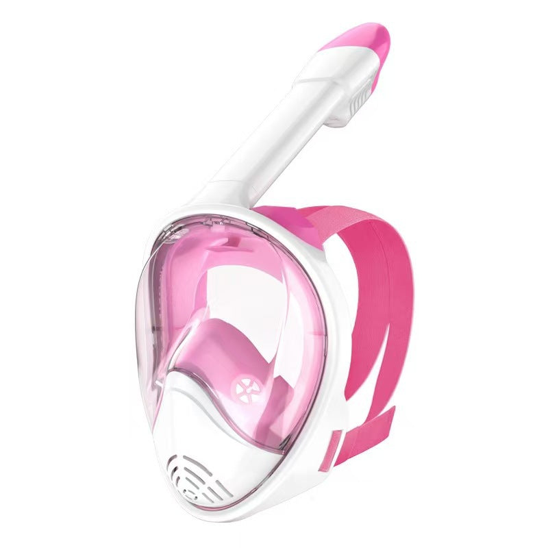 Unisex Snorkelmask med Fullt Ansiktsskydd och Panorama Synfält 2