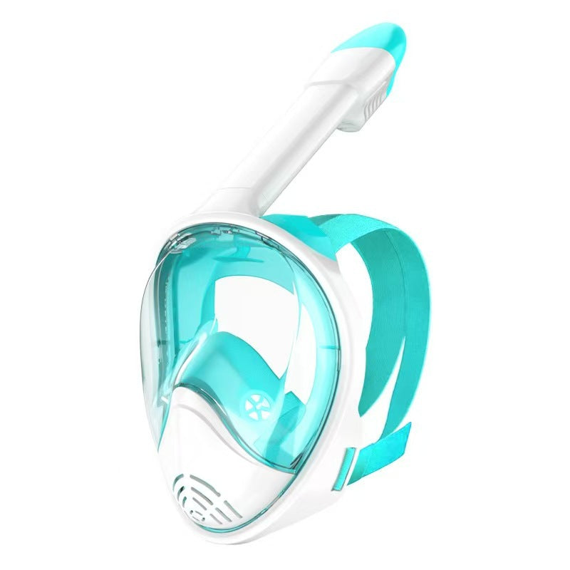 Unisex Snorkelmask med Fullt Ansiktsskydd och Panorama Synfält 3