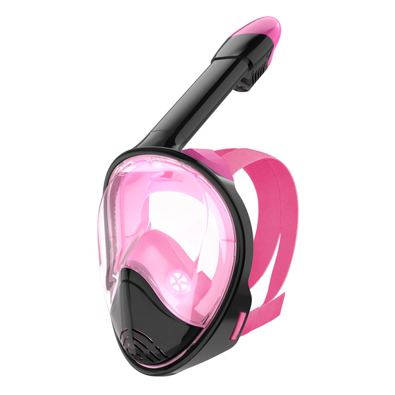 Unisex Snorkelmask med Fullt Ansiktsskydd och Panorama Synfält 5