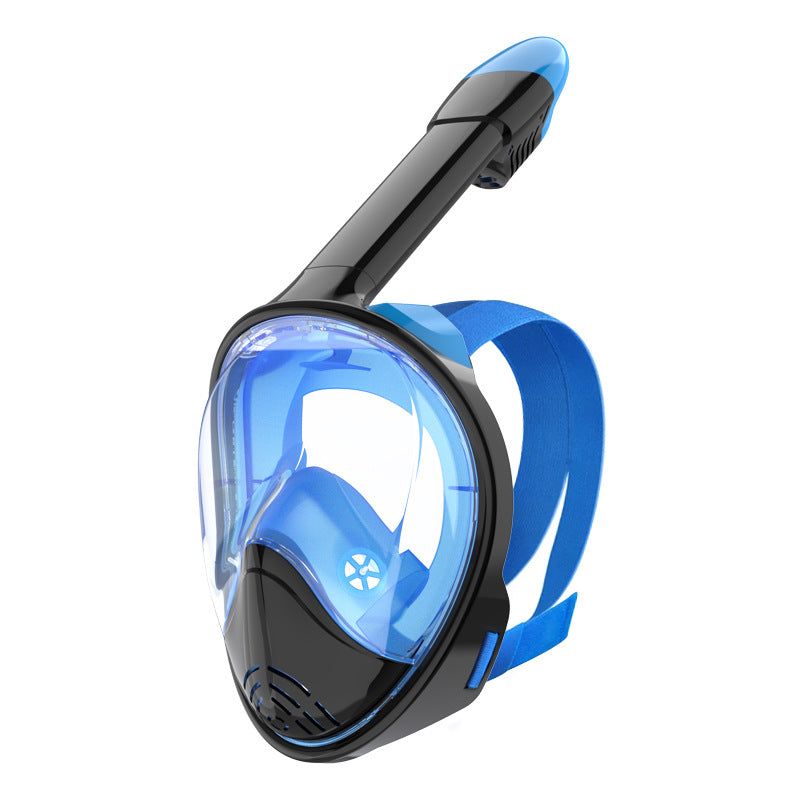 Unisex Snorkelmask med Fullt Ansiktsskydd och Panorama Synfält 7
