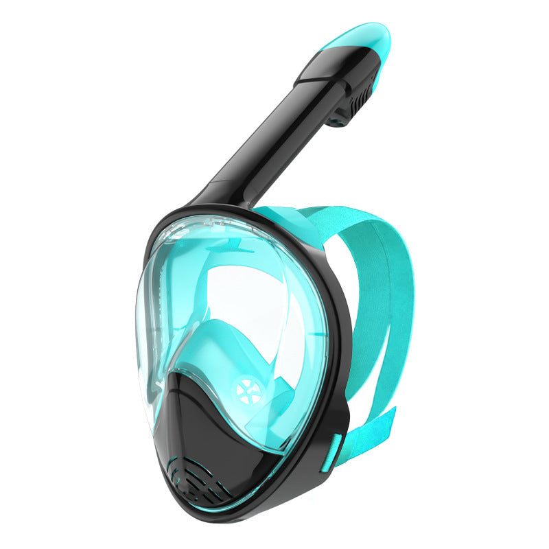 Unisex Snorkelmask med Fullt Ansiktsskydd och Panorama Synfält 9