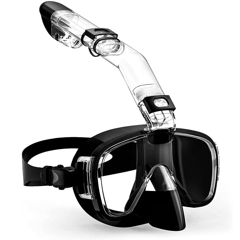 Unisex Snorkelmask med integrerade simglasögon för bekväm snorkling 2