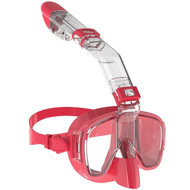 Unisex Snorkelmask med integrerade simglasögon för bekväm snorkling 4