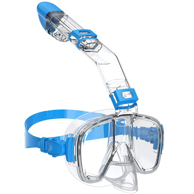 Unisex Snorkelmask med integrerade simglasögon för bekväm snorkling 5
