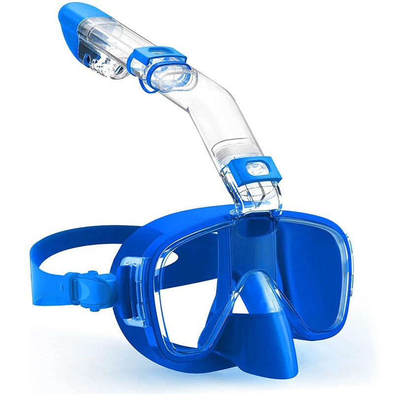 Unisex Snorkelmask med integrerade simglasögon för bekväm snorkling 6