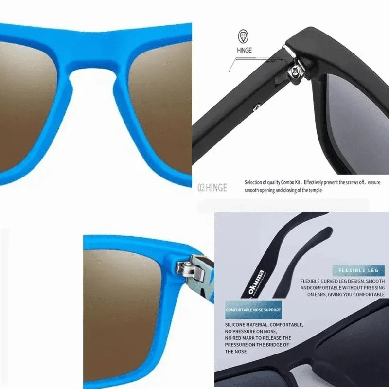 Unisex Solglasögon Polariserade för Utomhusaktiviteter 9