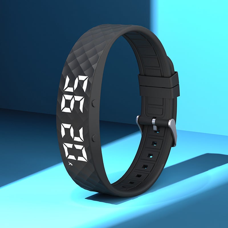 Unisex Sportarmband med Flexibel Tidsvisning och Stoppur 2