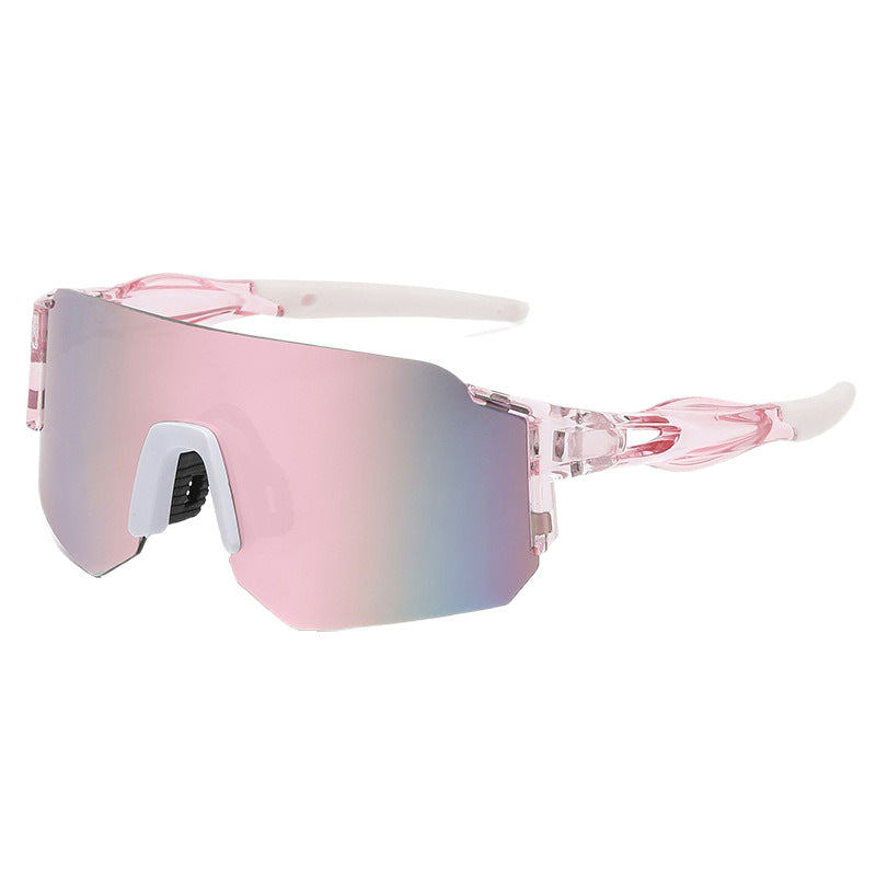 Unisex Sportsolglasögon med Överdimensionerad Båge och Polariserade Linser 1