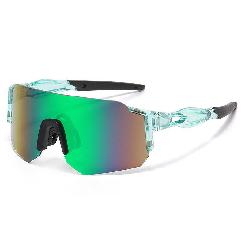Unisex Sportsolglasögon med Överdimensionerad Båge och Polariserade Linser 2