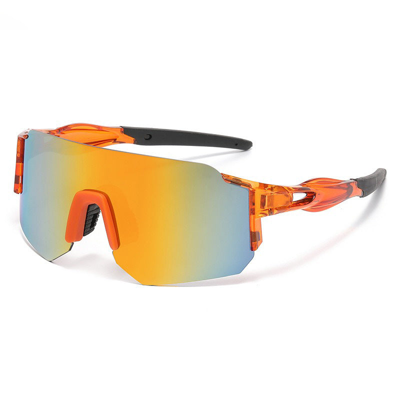 Unisex Sportsolglasögon med Överdimensionerad Båge och Polariserade Linser 3
