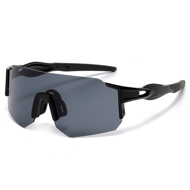 Unisex Sportsolglasögon med Överdimensionerad Båge och Polariserade Linser 5