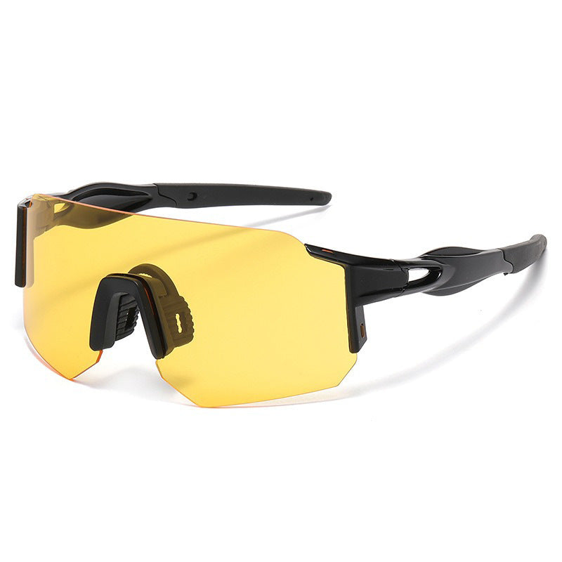 Unisex Sportsolglasögon med Överdimensionerad Båge och Polariserade Linser 6