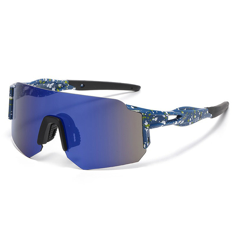 Unisex Sportsolglasögon med Överdimensionerad Båge och Polariserade Linser 7