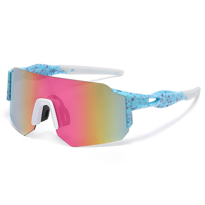 Unisex Sportsolglasögon med Överdimensionerad Båge och Polariserade Linser 8