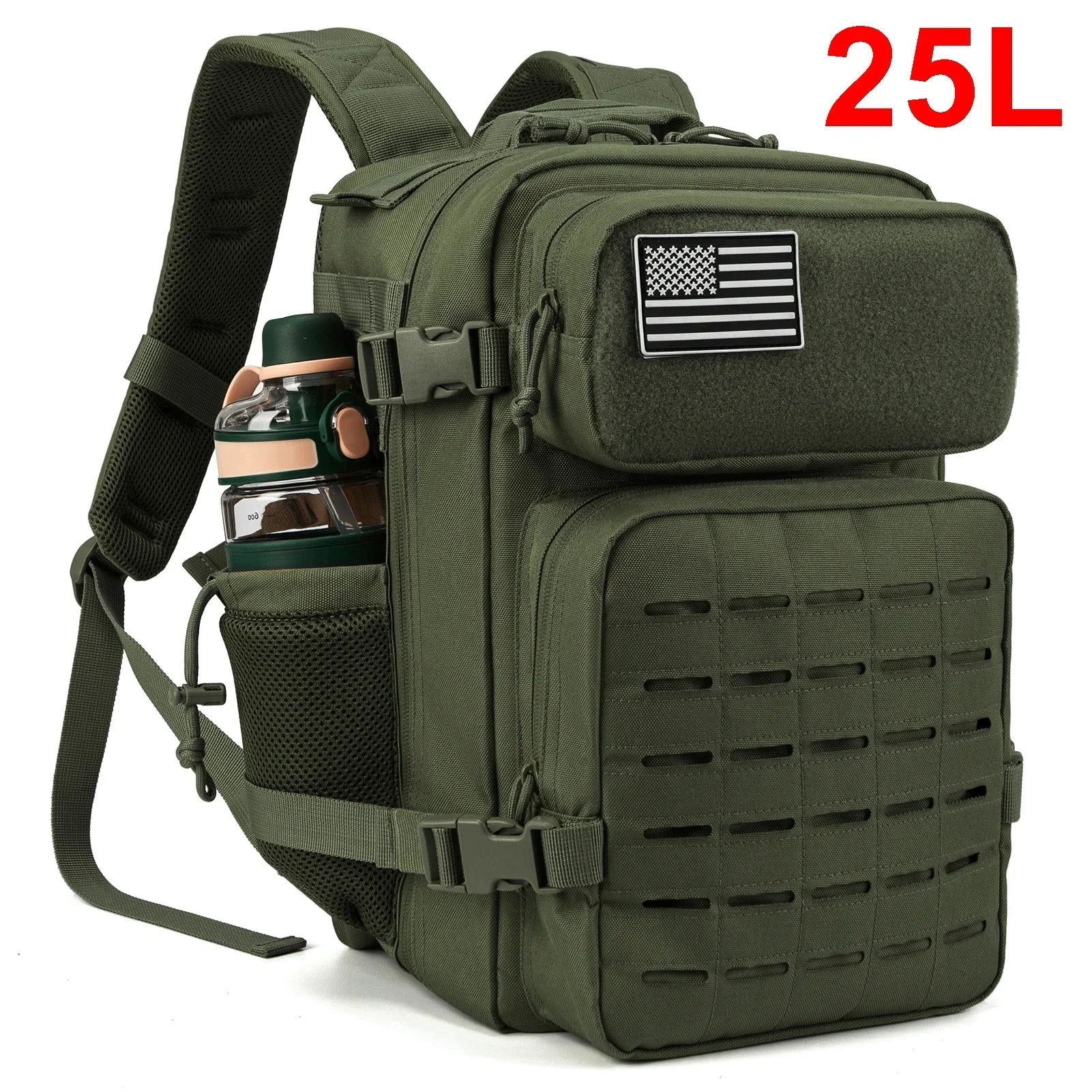 Unisex Tactical Backpack 25L för Utomhusbruk 10