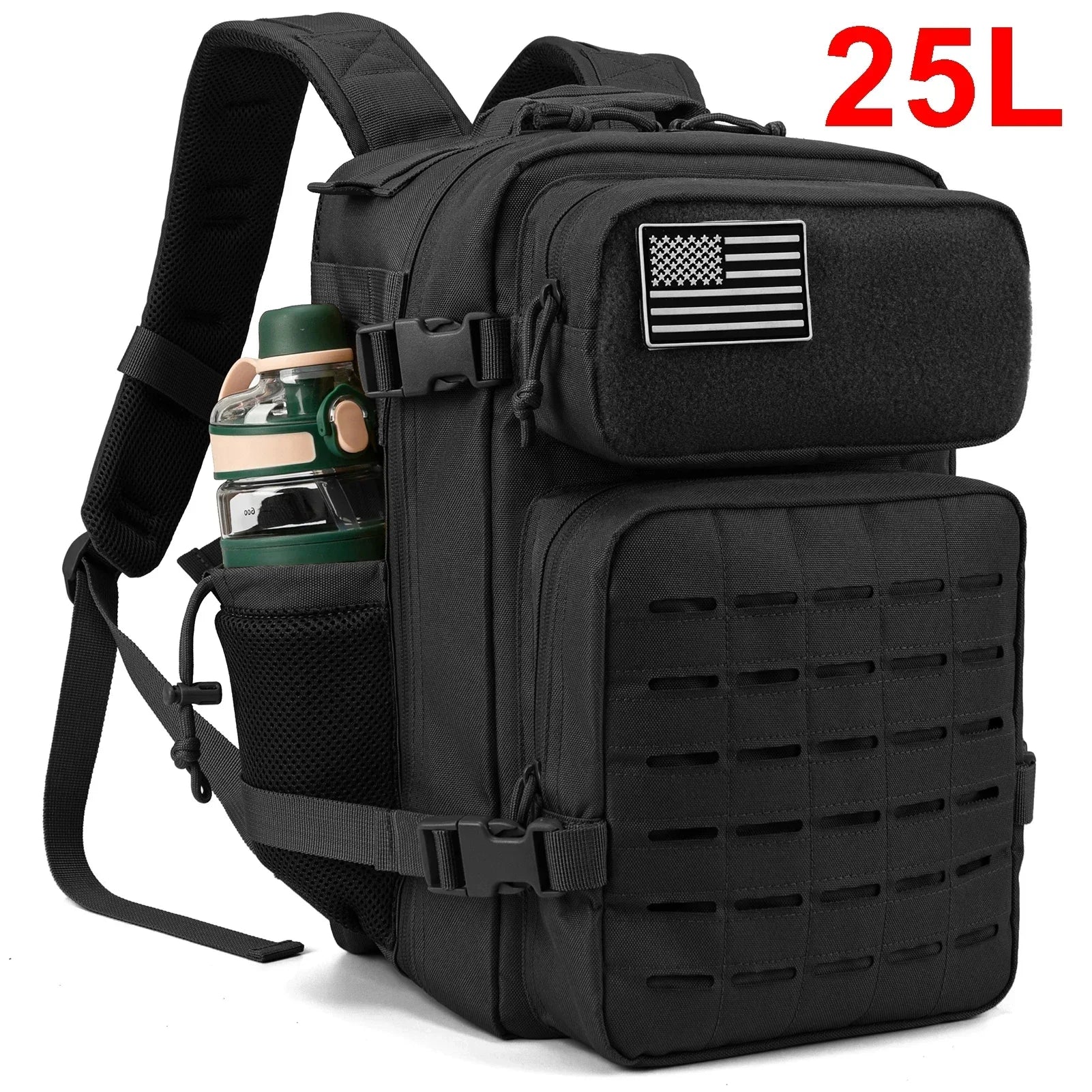 Unisex Tactical Backpack 25L för Utomhusbruk 13