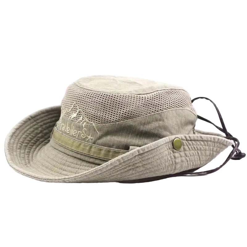 Unisex Utomhus Solhatt med Justerbara Remmar 0