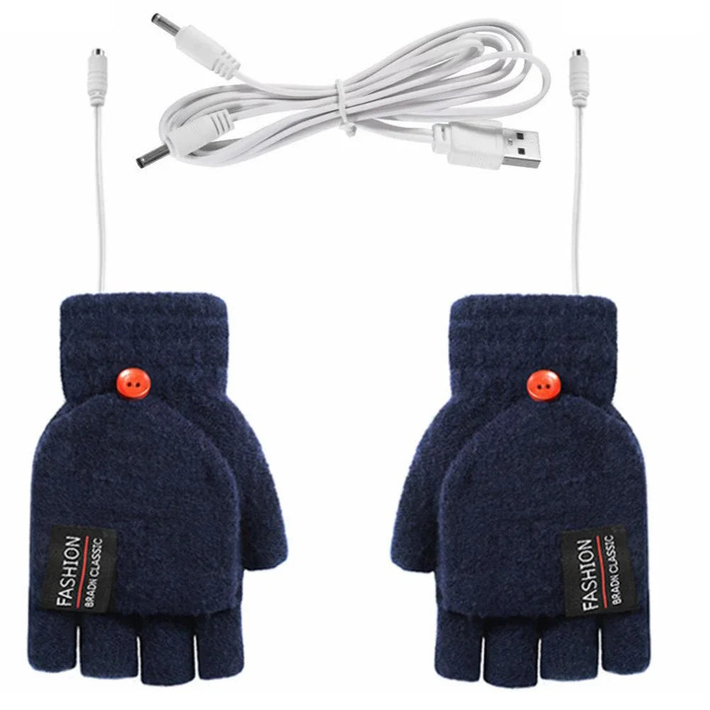 Unisex Värmehandskar USB Uppladdningsbara 0
