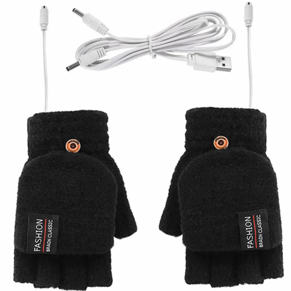 Unisex Värmehandskar USB Uppladdningsbara 2