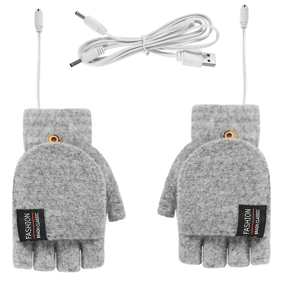 Unisex Värmehandskar USB Uppladdningsbara 3