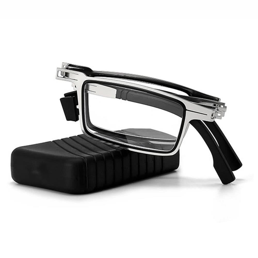 Unisex Vikbara Läsglasögon med Blåljusfilter Kompakt Design 7