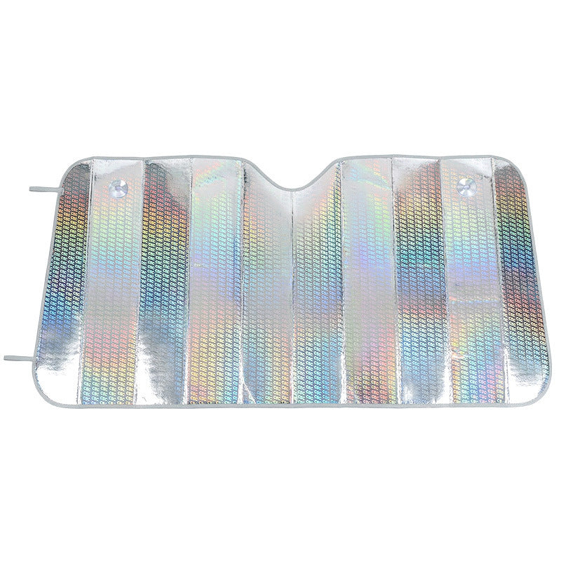 Unisex Vikbart Bil Solskydd Holografiskt Reflekterande Design 2