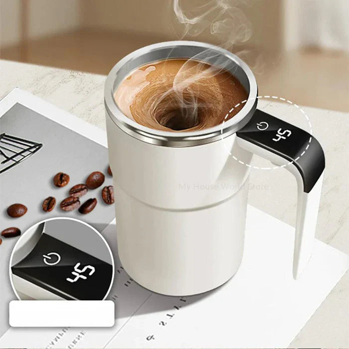 Uppladdningsbar Kaffemugg Med Självomrörande Funktion För Bekväm Användning 4
