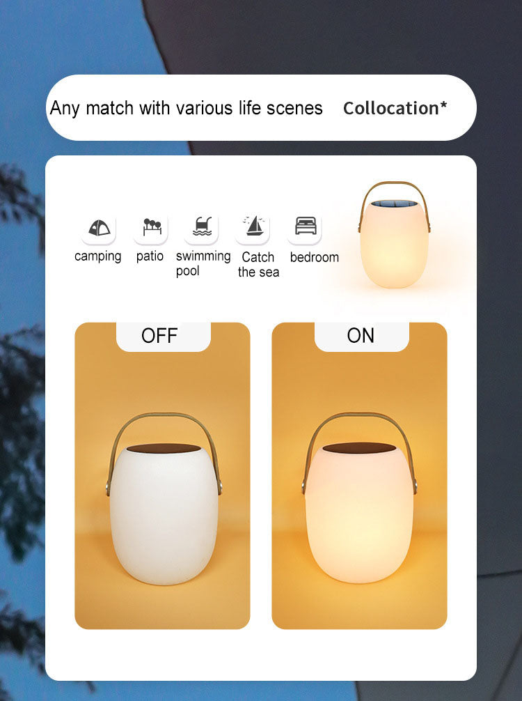 Utomhus LED-lampa med korgdesign 7