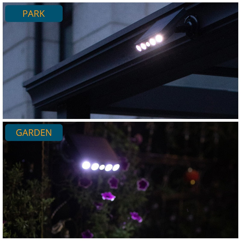 Utomhus LED-lampa med rörelsesensor 2