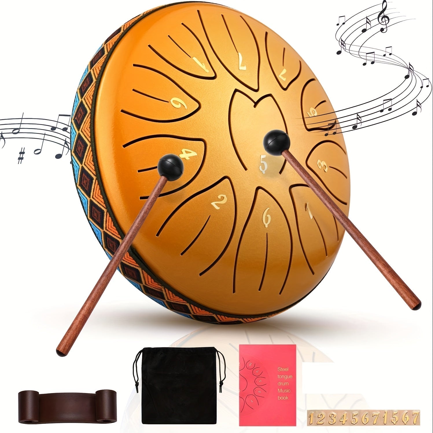 Utomhus Trädgårdsregntrumma Med 11 Melodiska Nycklar 0