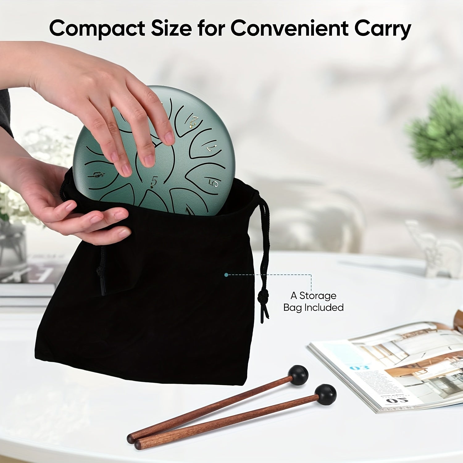 Utomhus Trädgårdsregntrumma Med 11 Melodiska Nycklar 7