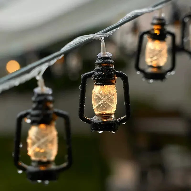 Utomhusbelysning LED-slingor med Flameffekt för Trädgårdsbelysning 2