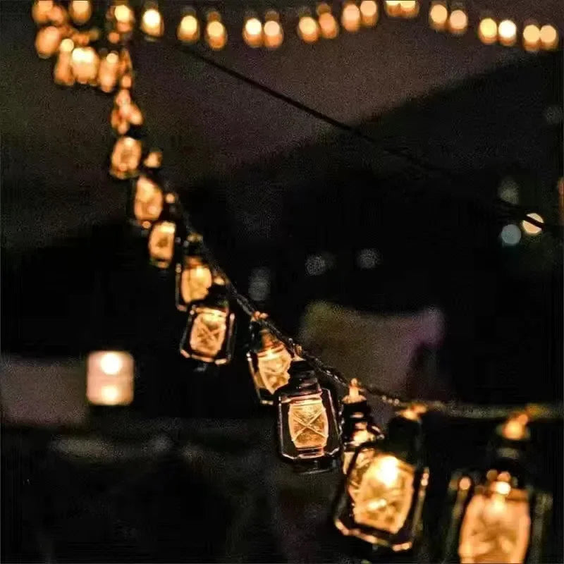 Utomhusbelysning LED-slingor med Flameffekt för Trädgårdsbelysning 4
