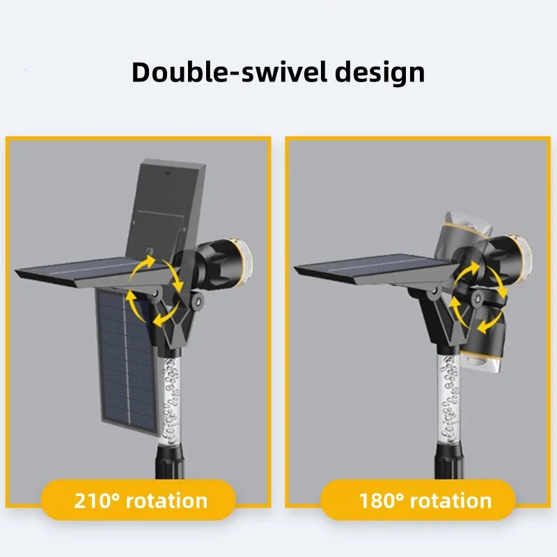 Utomhusbelysning Solcellslampa för Trädgård LED Spotlights Modern Design 4