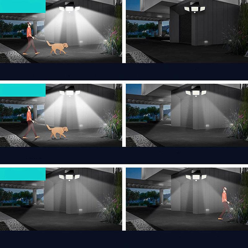 Utomhusbelysning med Rörelsedetektor 2500 Lumen för Trädgård och Garage 4