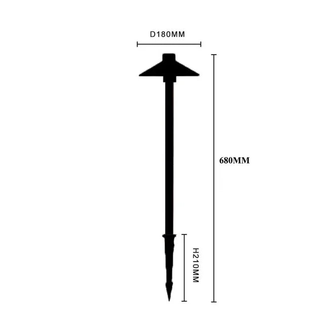 Utomhuslampa LED för Trädgård - Modern och Soldriven Utebelysning 6