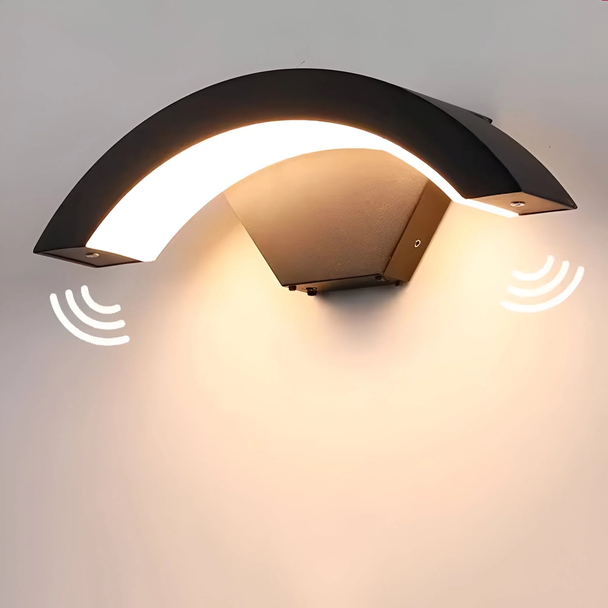 Utomhuslampa med Rörelsesensor för Utebelysning i Trädgård och Entré 4