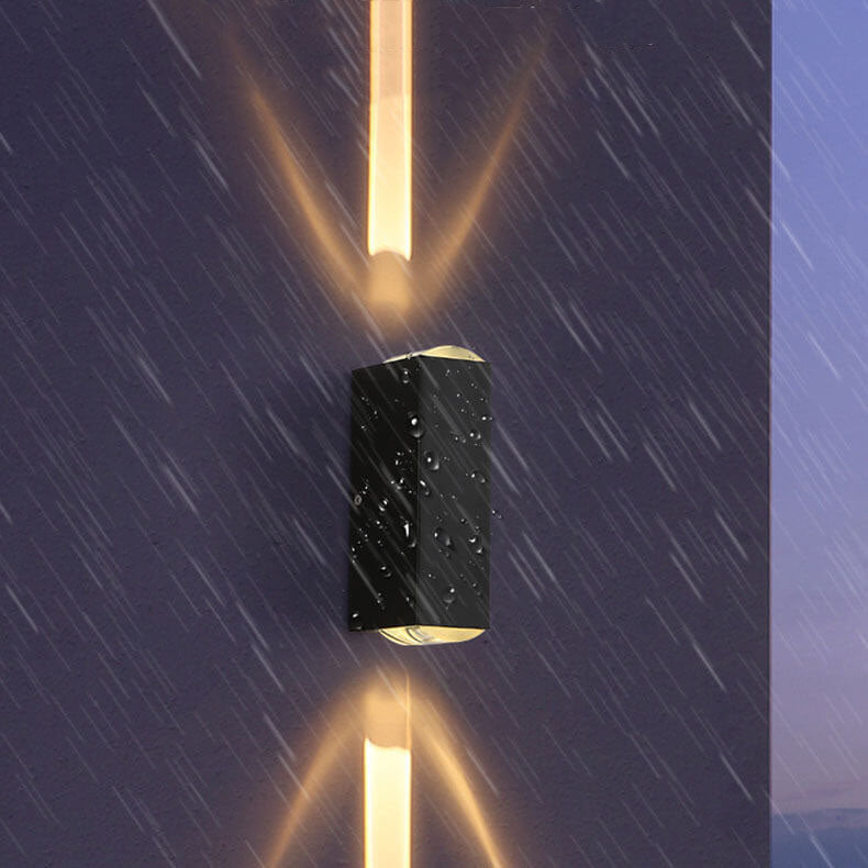 Utomhusvägglampa LED Rektangulär Modern Design 6
