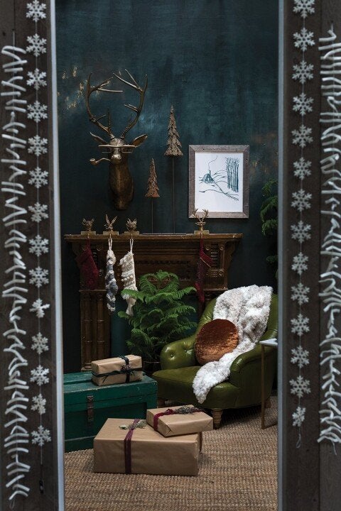 Väggdekoration Barnrum Djurhuvuden Kreativ Design 3