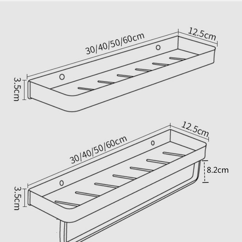 Vägghållare för Dusch i Aluminium - Modern Design 6